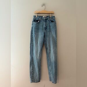 Reformation Liza High Rise Straight Blue Denim Jeans‎ Malta, Size 26